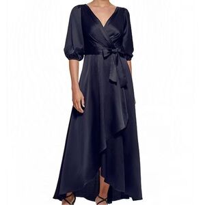 DKNY Elegant Black Wrap Dress